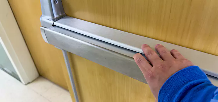 Installing a Push Bar on a Door Perrysburg